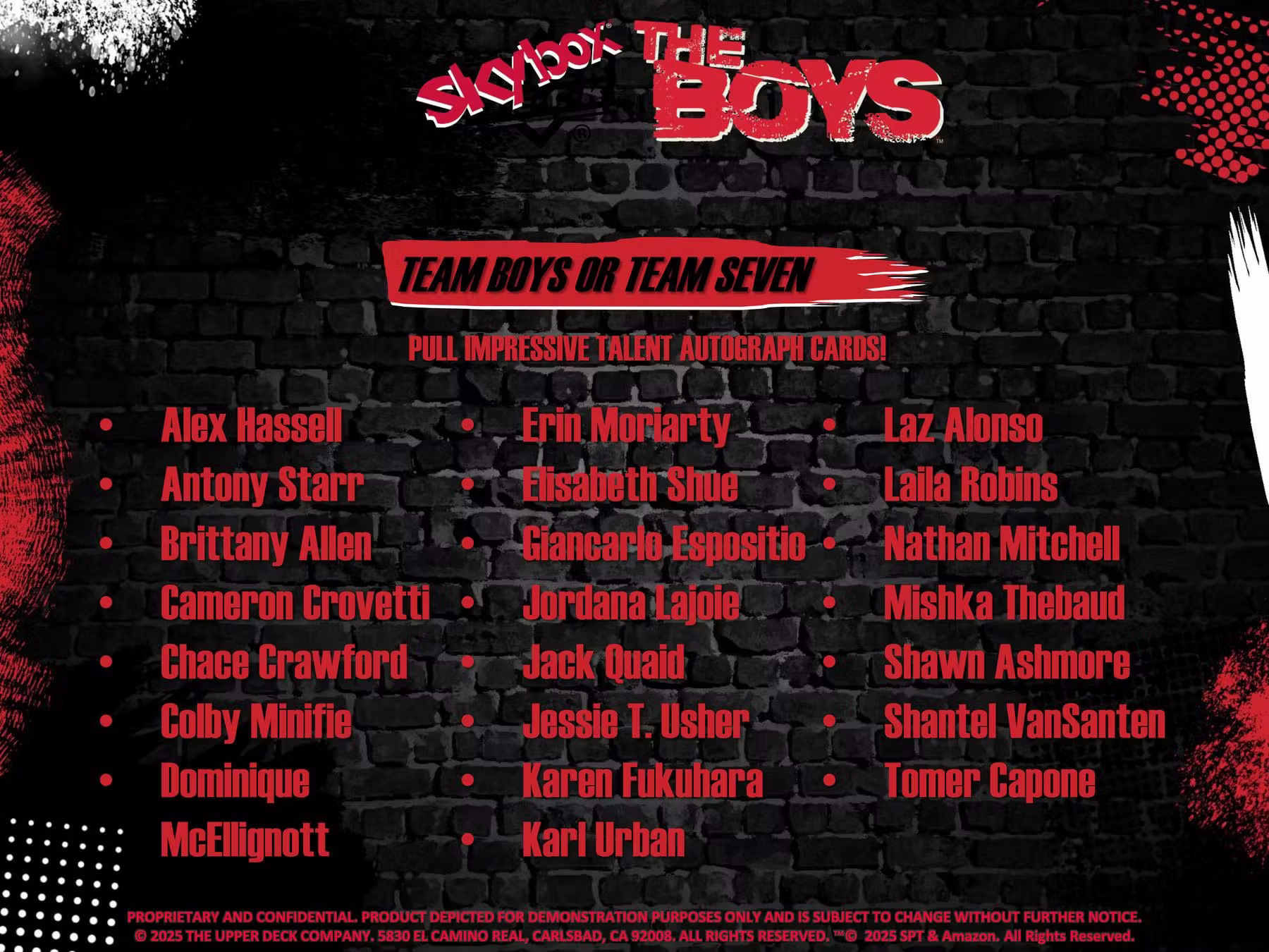 Upper Deck Shadowbox The Boys Season 1 & 2 Hobby Box 2025