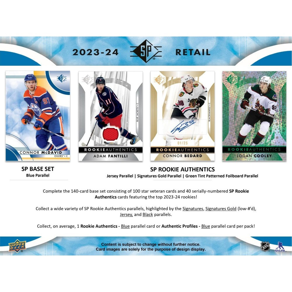 Upper Deck SP Hockey NHL Blaster Box 2023/2024