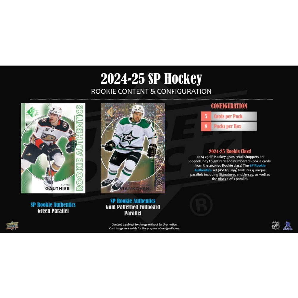 Upper Deck SP Hockey NHL Blaster Box 2024/2025