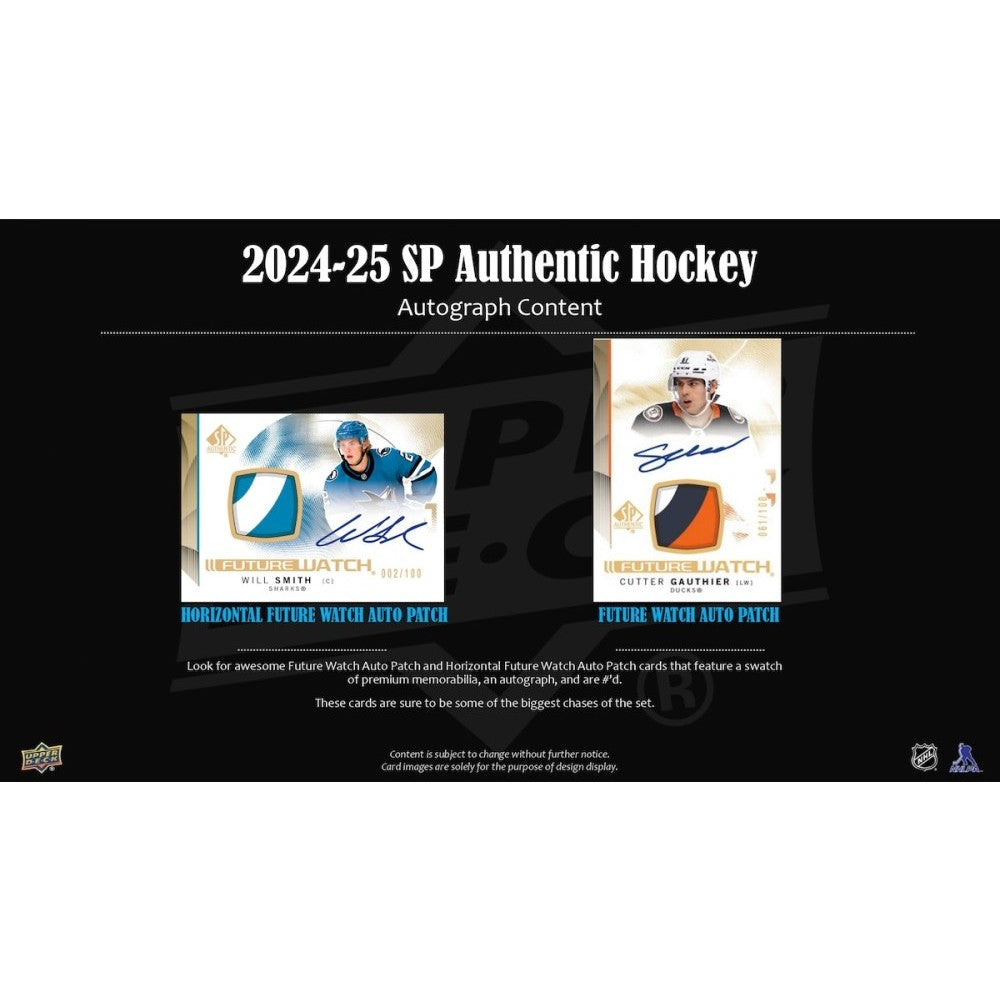 Upper Deck SP Authentic Hockey NHL Hobby Box 2024/2025