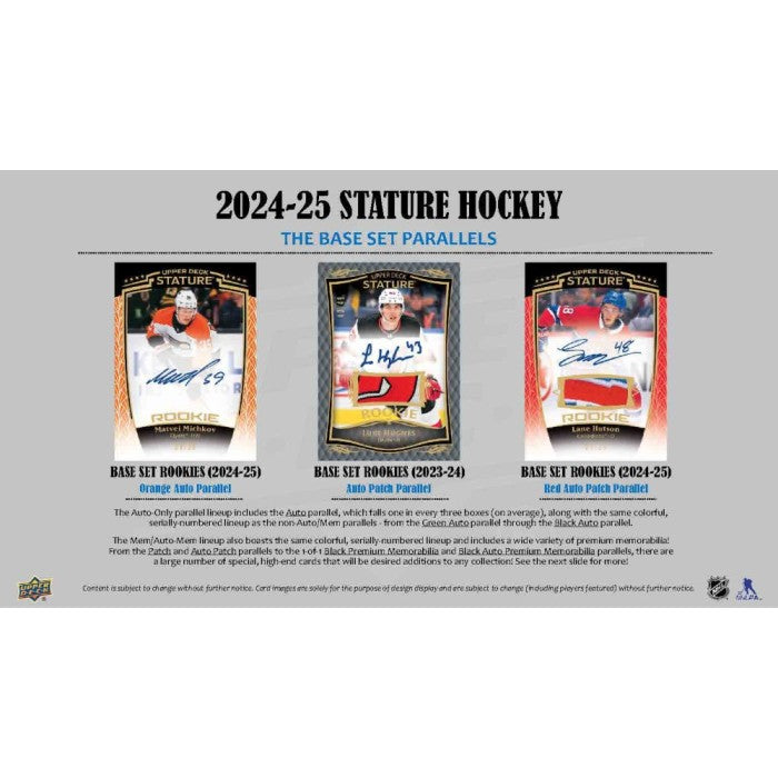 Upper Deck Stature Hockey Hobby Box 2024/2025