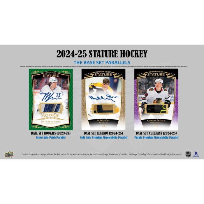 Upper Deck Stature Hockey Hobby Box 2024/2025