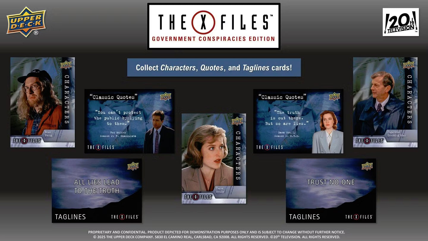 Upper Deck The X-Files - Government Conspiracies Edition Hobby Box