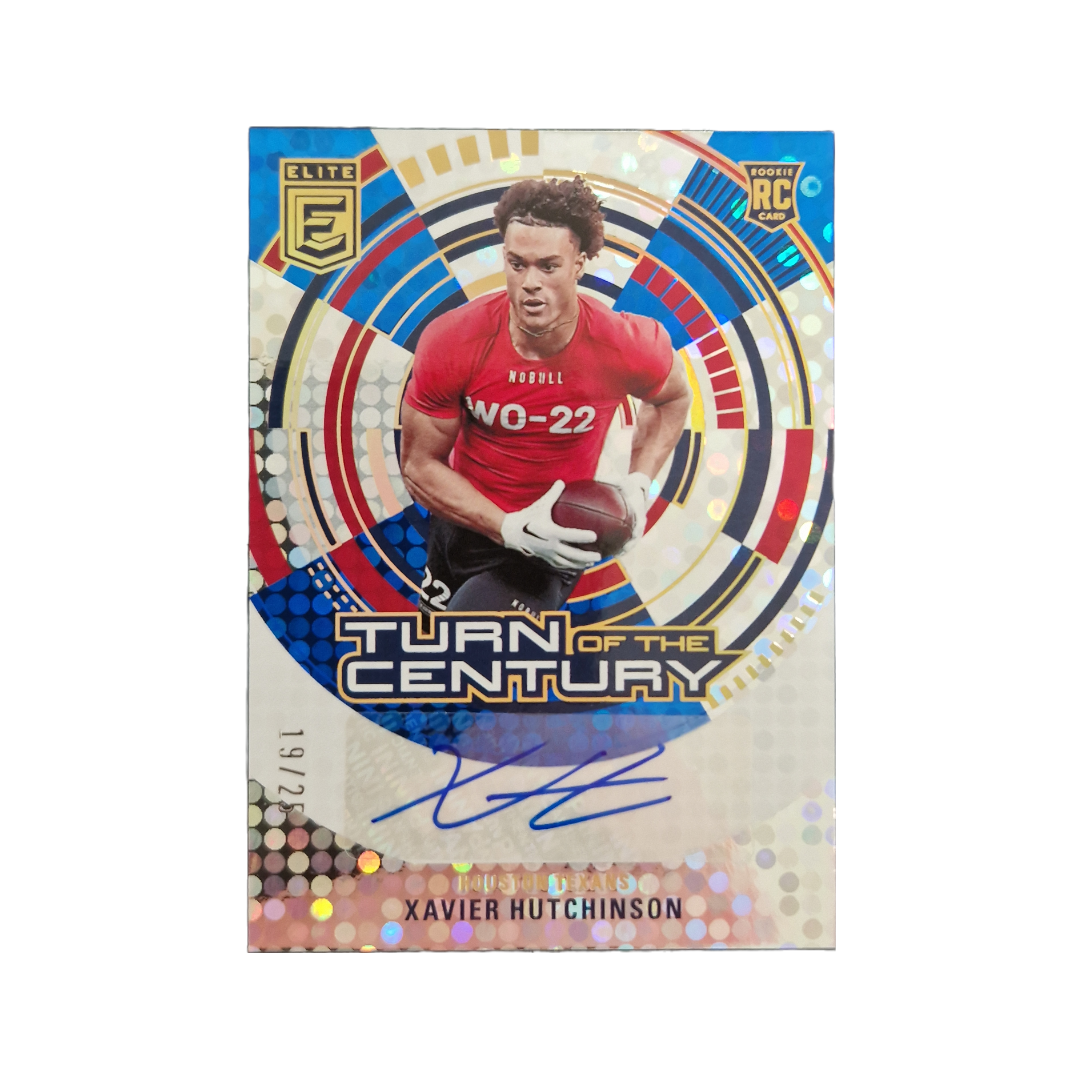 Xavier Hutchinson Panini Donruss Elite Football 2023 Autograph 19/25