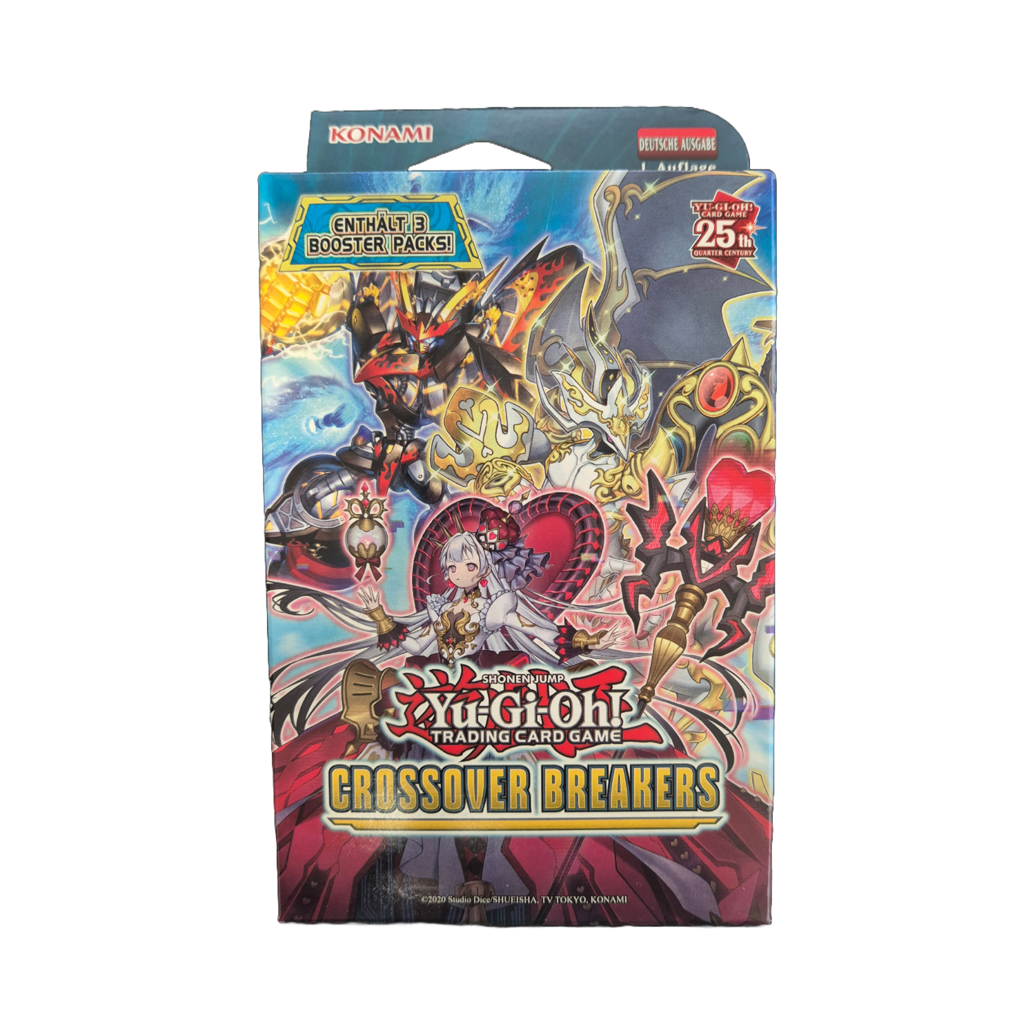Yu-Gi-Oh! Crossover Breakers Booster Display – 1. Auflage, Deutsche Ausgabe, 60 Karten