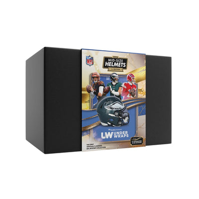 Under Wraps Autographed NFL Mid-Size Helmets 2026 - Single Mystery Box