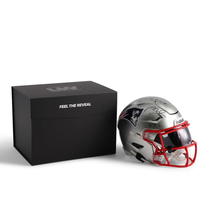 Under Wraps Autographed NFL Mid-Size Helmets 2026 - Single Mystery Box