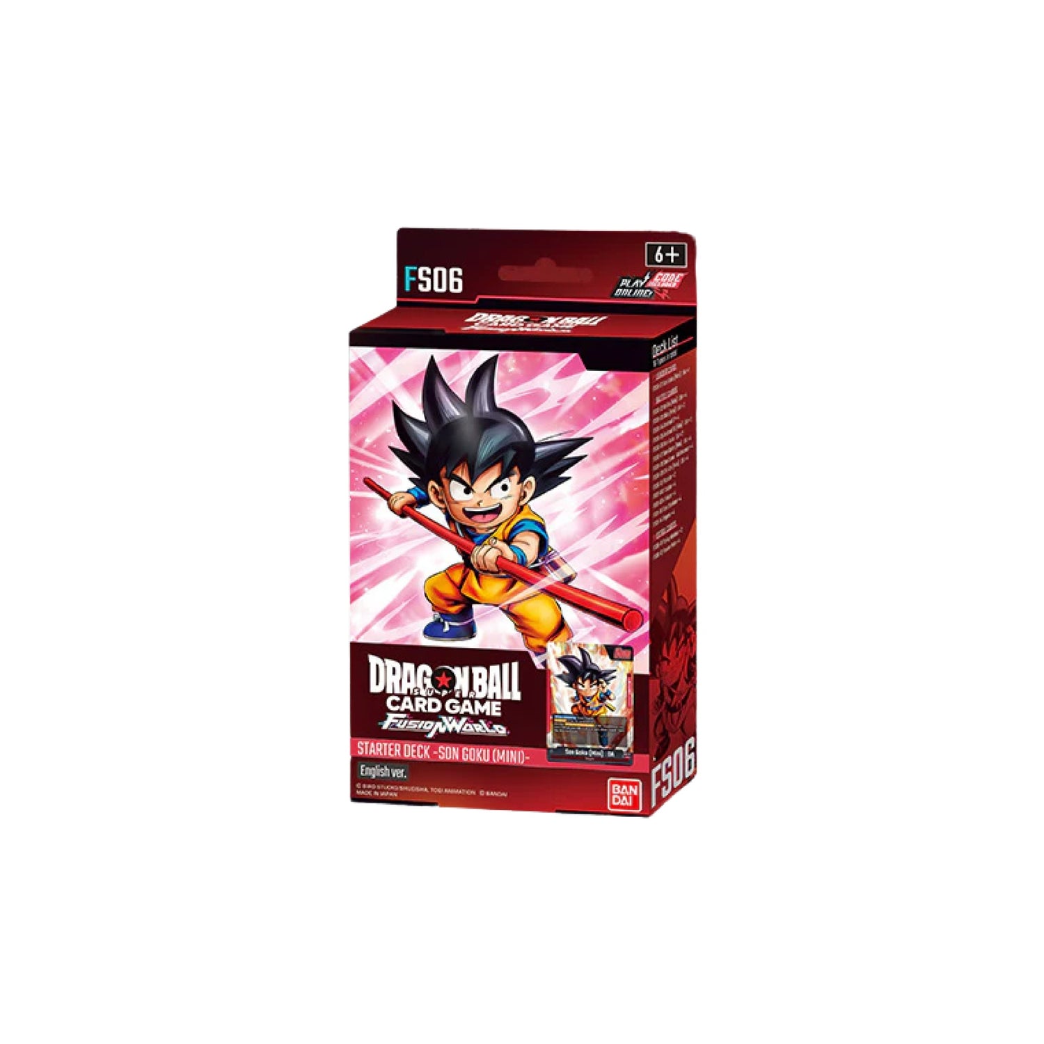 Dragon Ball Super Card Game - (EN) Fusion World Son Goku (mini) Starter Deck FS06