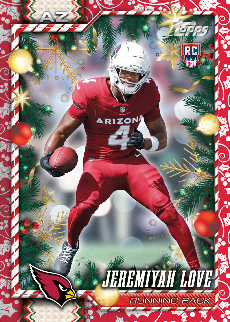 Topps Holiday NFL Mega Box 2026