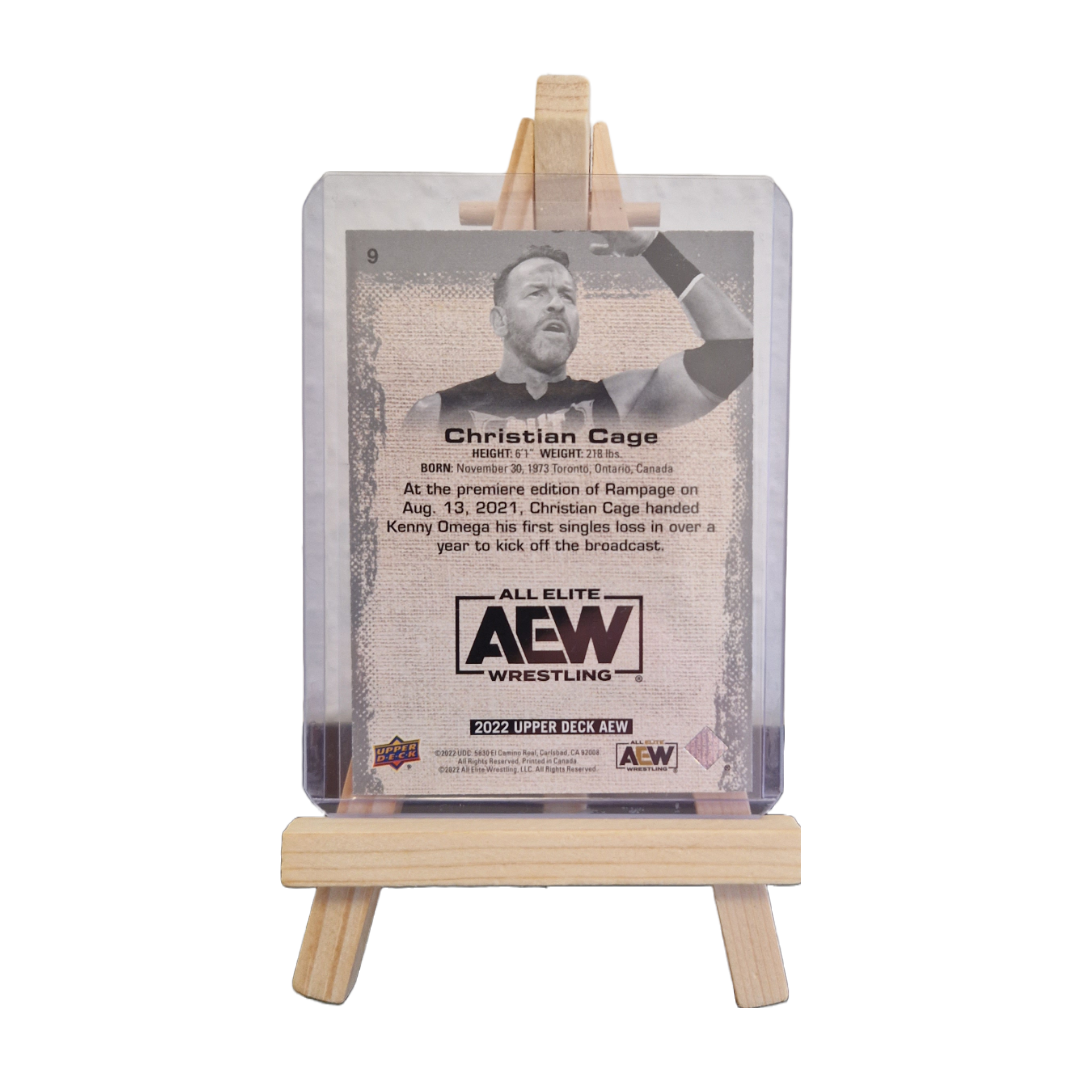 Christian Cage Upper Deck AEW Hobby Purple Pyro Parallel 167/199