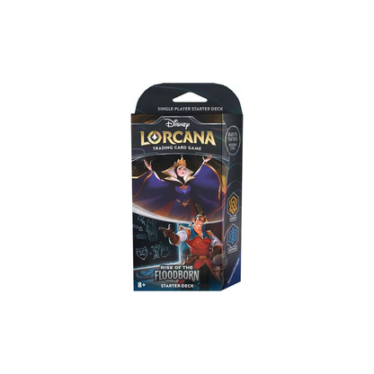 Disney Lorcana: Rise of the Floodborn - Starter Deck Amber &amp; Sapphire (Englisch)