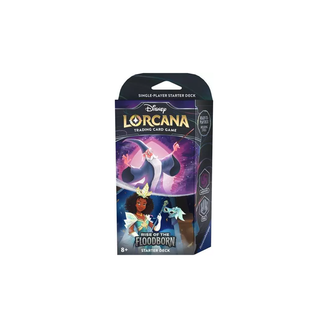 Disney Lorcana: Rise of the Floodborn - Starter Deck Amethyst & Steel (Englisch)