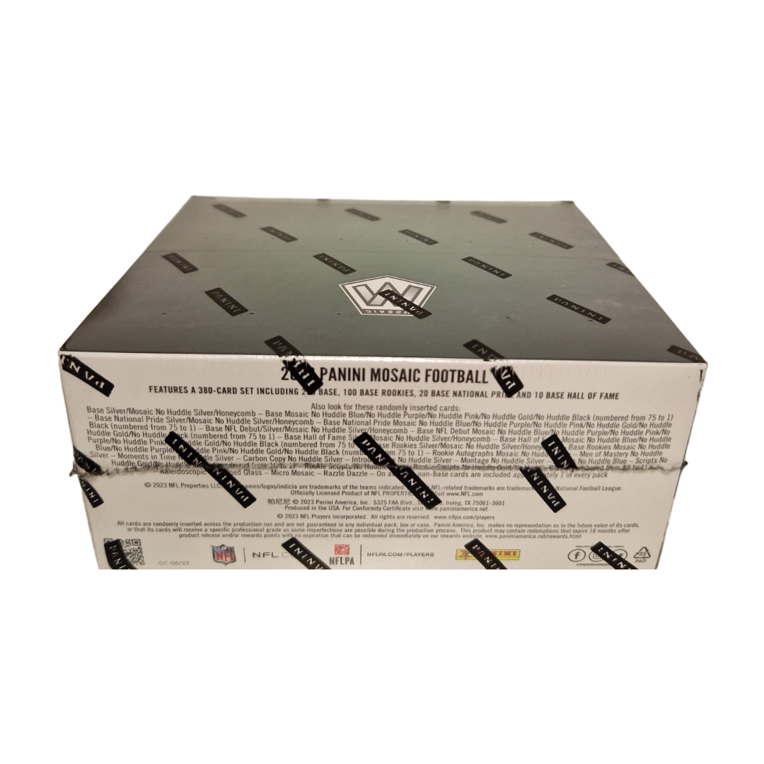 Panini Mosaic NFL Football No Huddle Box 2023 back