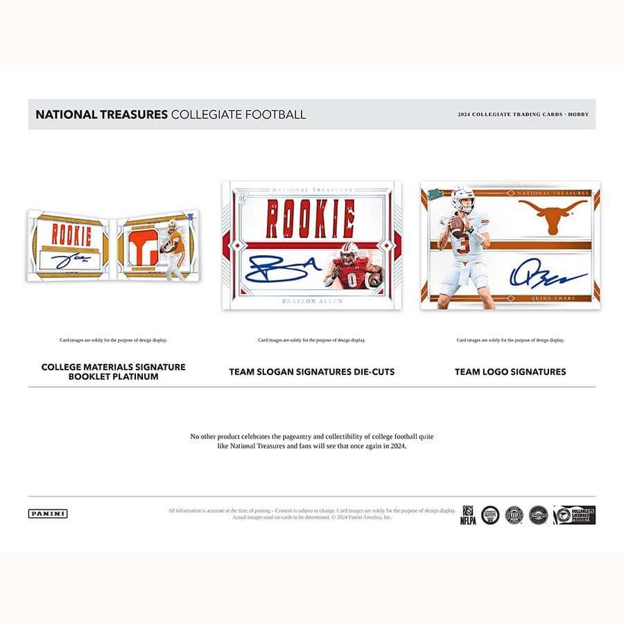 Panini National Treasures Collegiate Football Hobby Box 2024