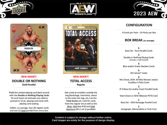 Upper Deck All Elite Wrestling (AEW) Hobby Box 2023