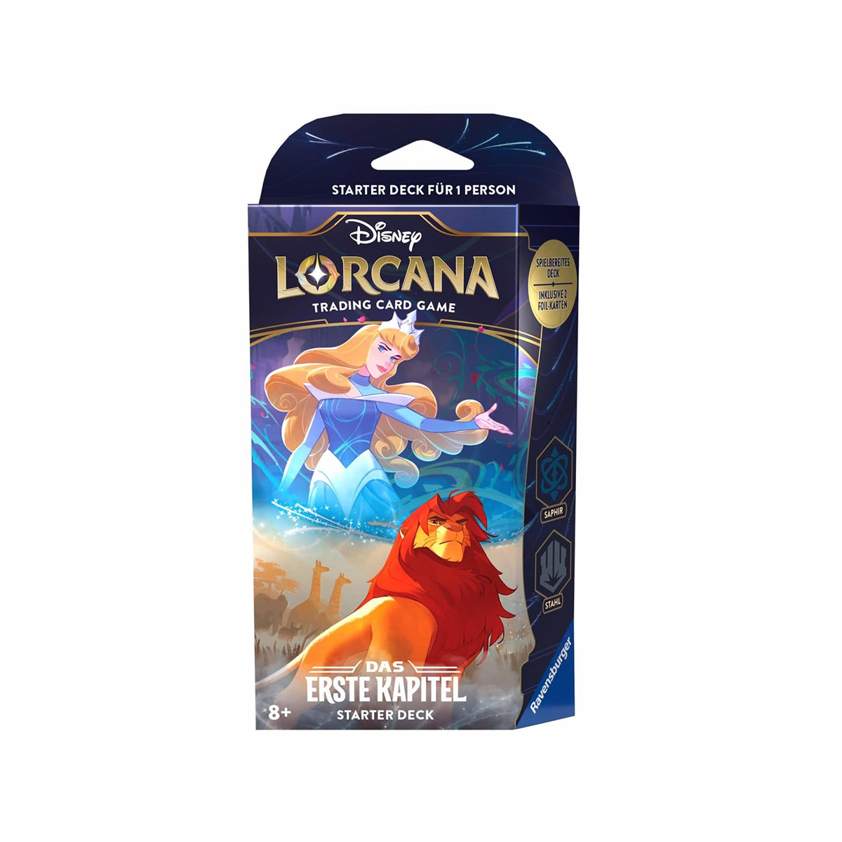 Disney Lorcana: Das erste Kapitel - Starter Deck Saphir &amp; Stahl (Deutsch)