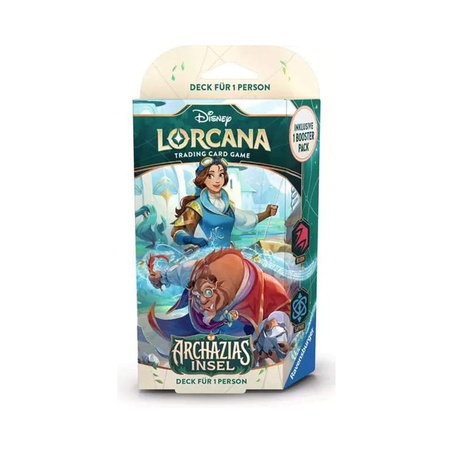 Disney Lorcana: Archazias Insel - Starter Deck Rubin &amp; Saphir (Deutsch)
