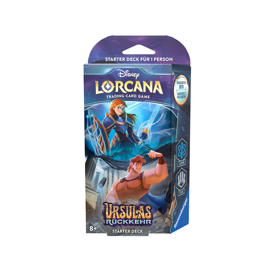 Disney Lorcana: Ursulas Rückkehr - Starter Deck Saphir &amp; Stahl (Deutsch)