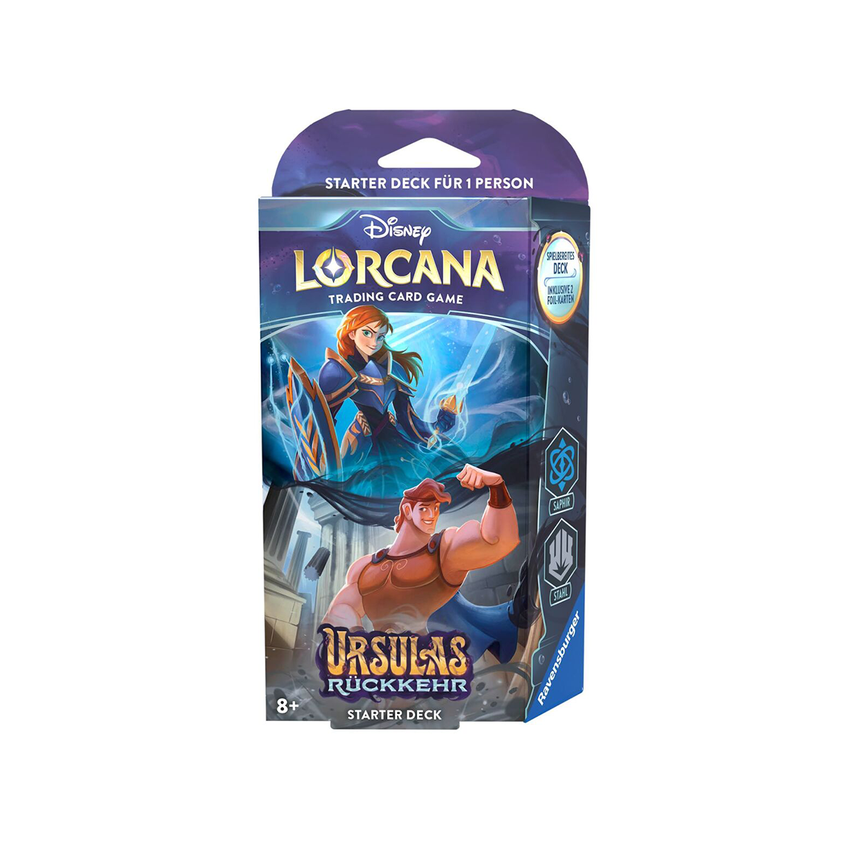 Disney Lorcana: Ursulas Rückkehr - Starter Deck Saphir &amp; Stahl (Deutsch)