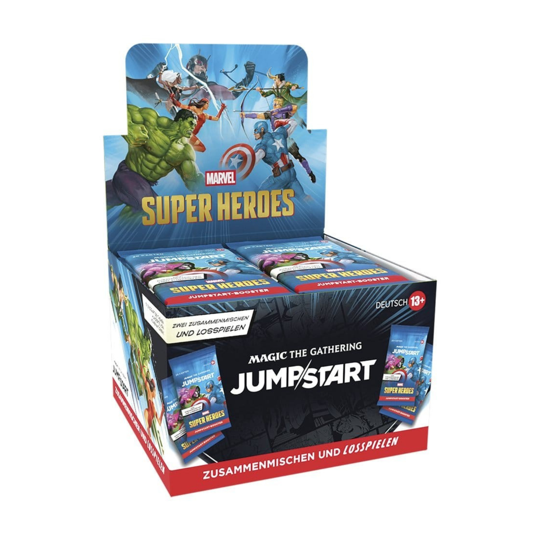 Magic: The Gathering - Marvel Super Heroes Jumpstart Booster Display (DE)