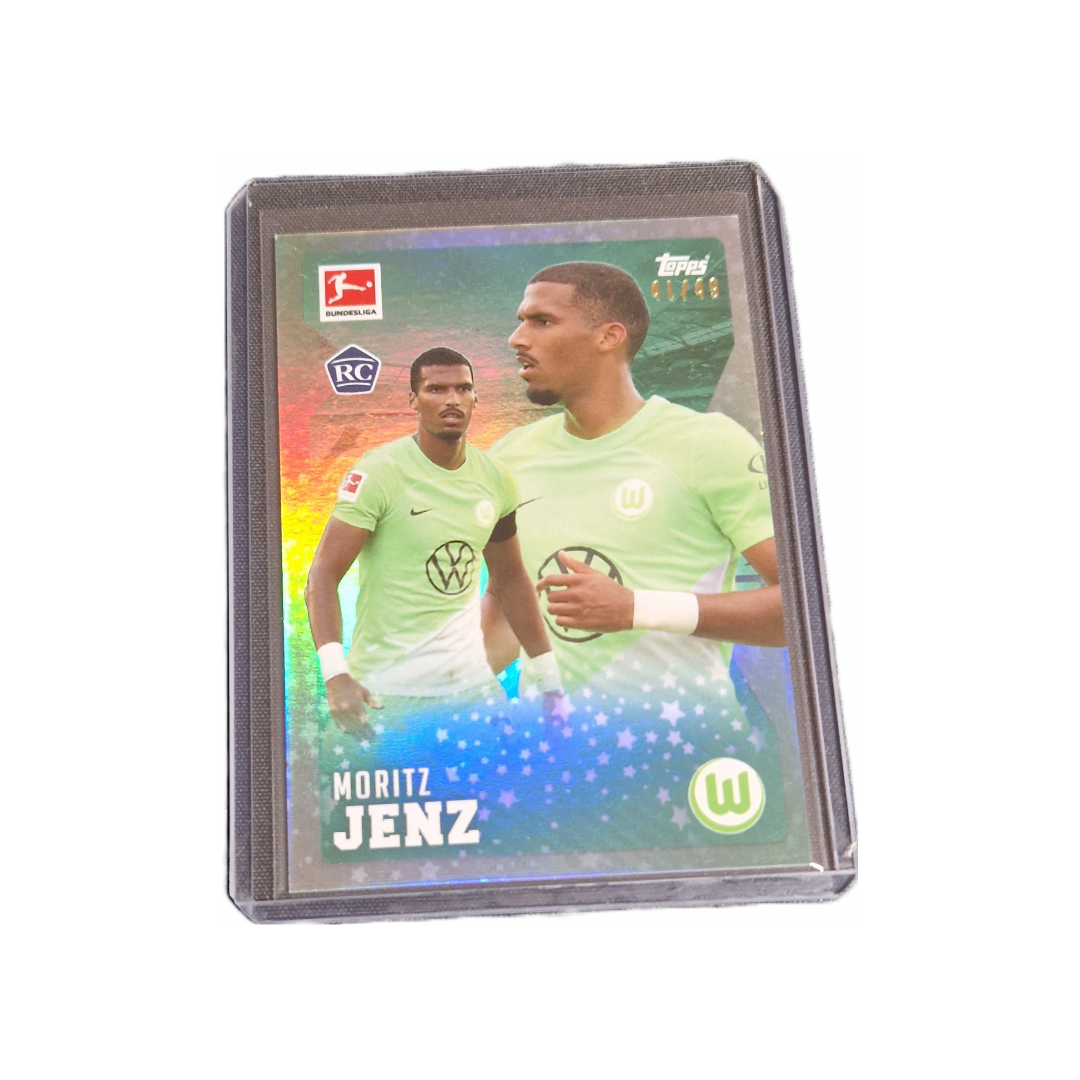Moritz Jenz Topps Bundesliga Summer Signings 23/24 Base Green Parallel 41/49