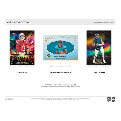 Panini Certified Football NFL Hobby Box 2024