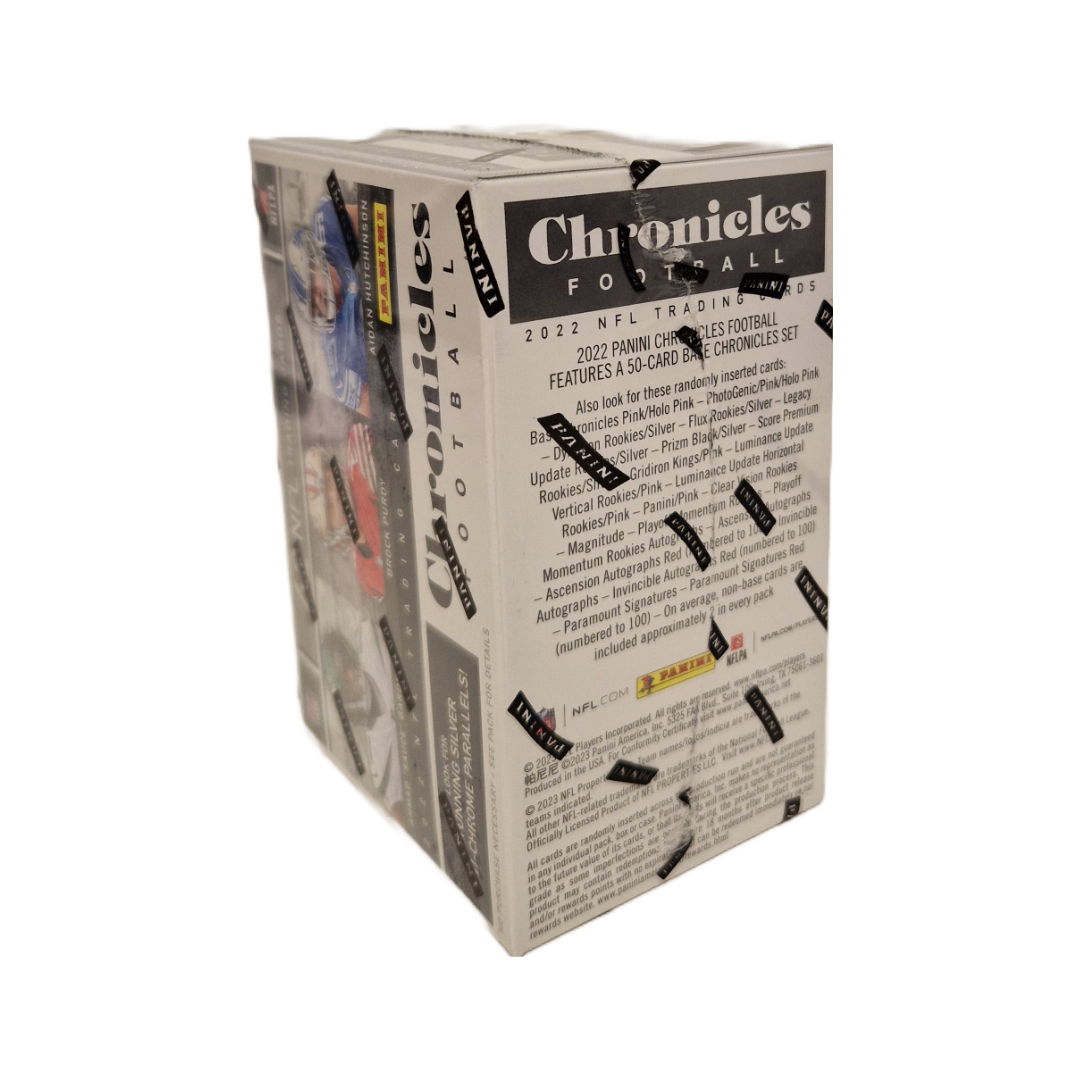 Panini Chronicles Football NFL 6-Pack Blaster Box 2022