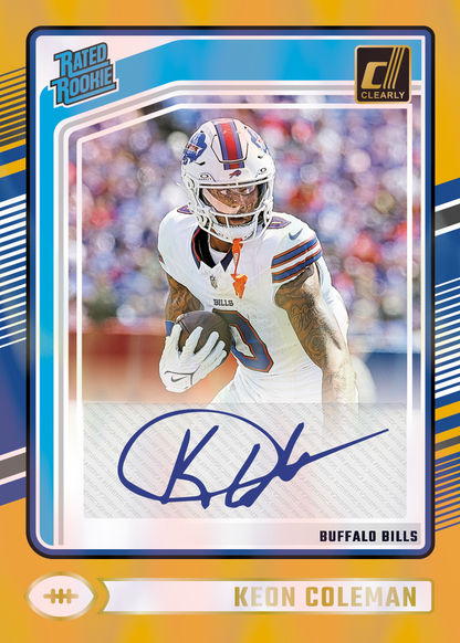 Panini Clearly Donruss Football NFL Hobby Box 2024