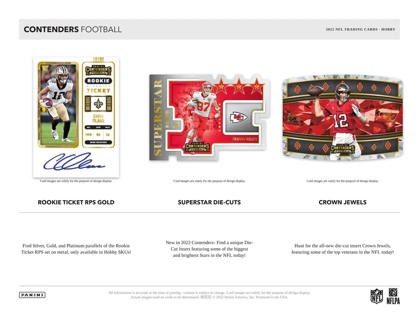 Panini Contenders Football NFL Hobby Box 2022