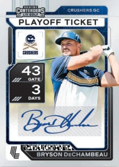 Panini Contenders LIV Golf Hobby Box 2026