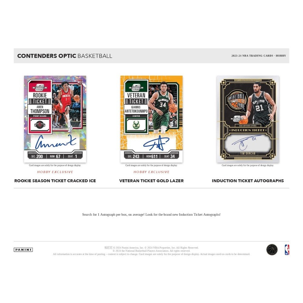 Panini Contenders Optic Basketball Hobby Box 2023/2024