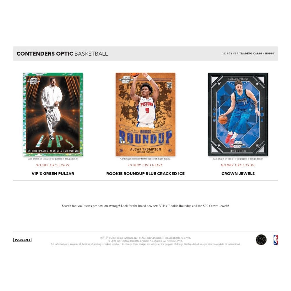 Panini Contenders Optic Basketball Hobby Box 2023/2024