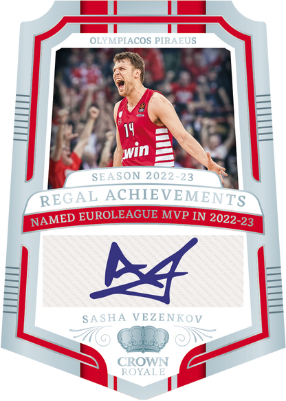 Panini Crown Royale Turkish Airlines EuroLeague Basketball Hobby Box 2023/2024