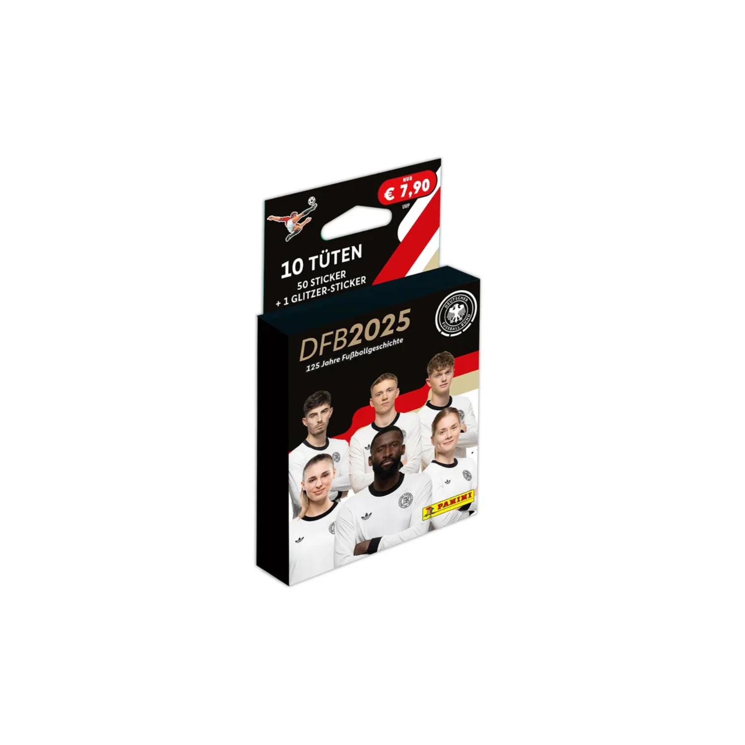 Panini DFB 2025 125 Jahre Fußballgeschichte Sticker 10st (Multipack)