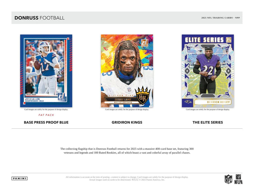 Panini Donruss Football Blaster Box 2025