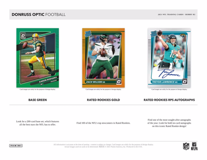 Panini Donruss Optic Football NFL Hobby Hybrid H2 Box 2021