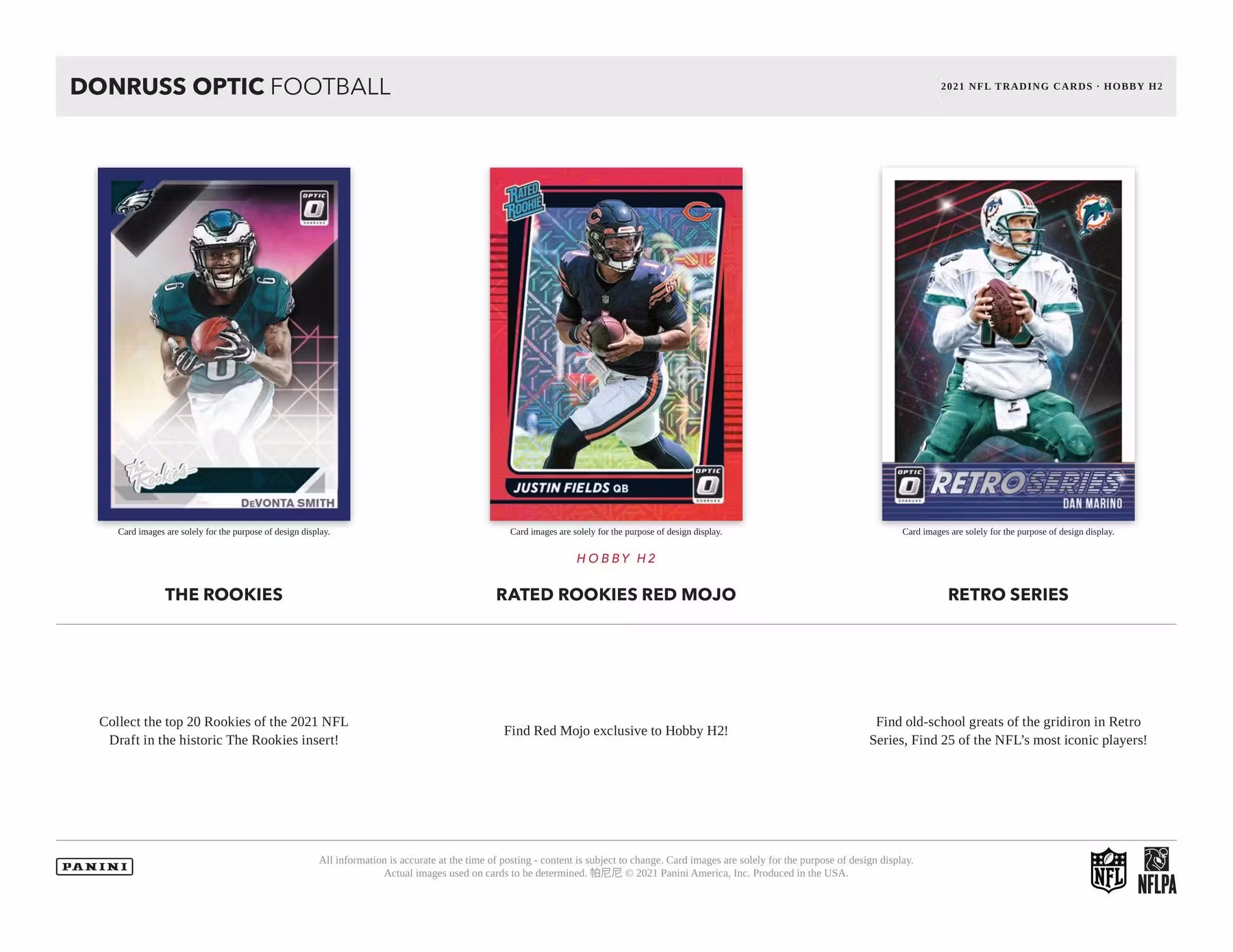 Panini Donruss Optic Football NFL Hobby Hybrid H2 Box 2021
