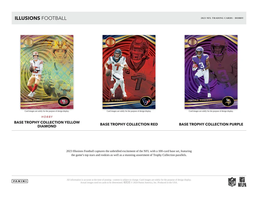 Panini Illusions Football NFL Hobby Box 2023