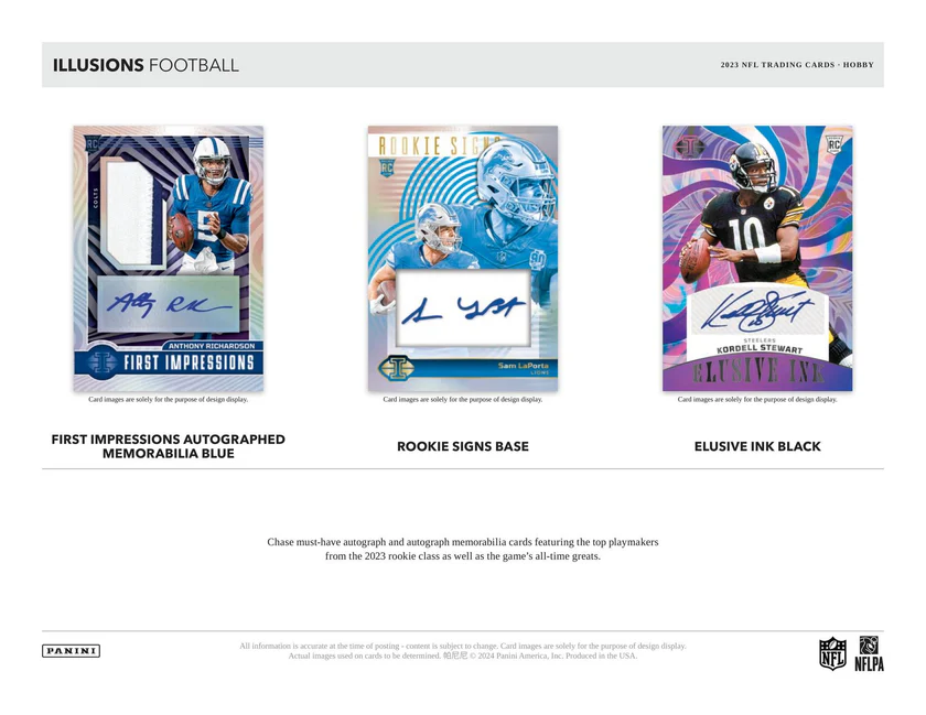 Panini Illusions Football NFL Hobby Box 2023