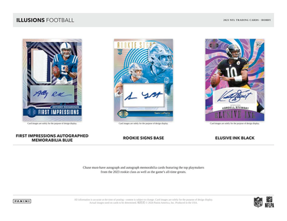 Panini Illusions Football NFL Hobby Box 2023