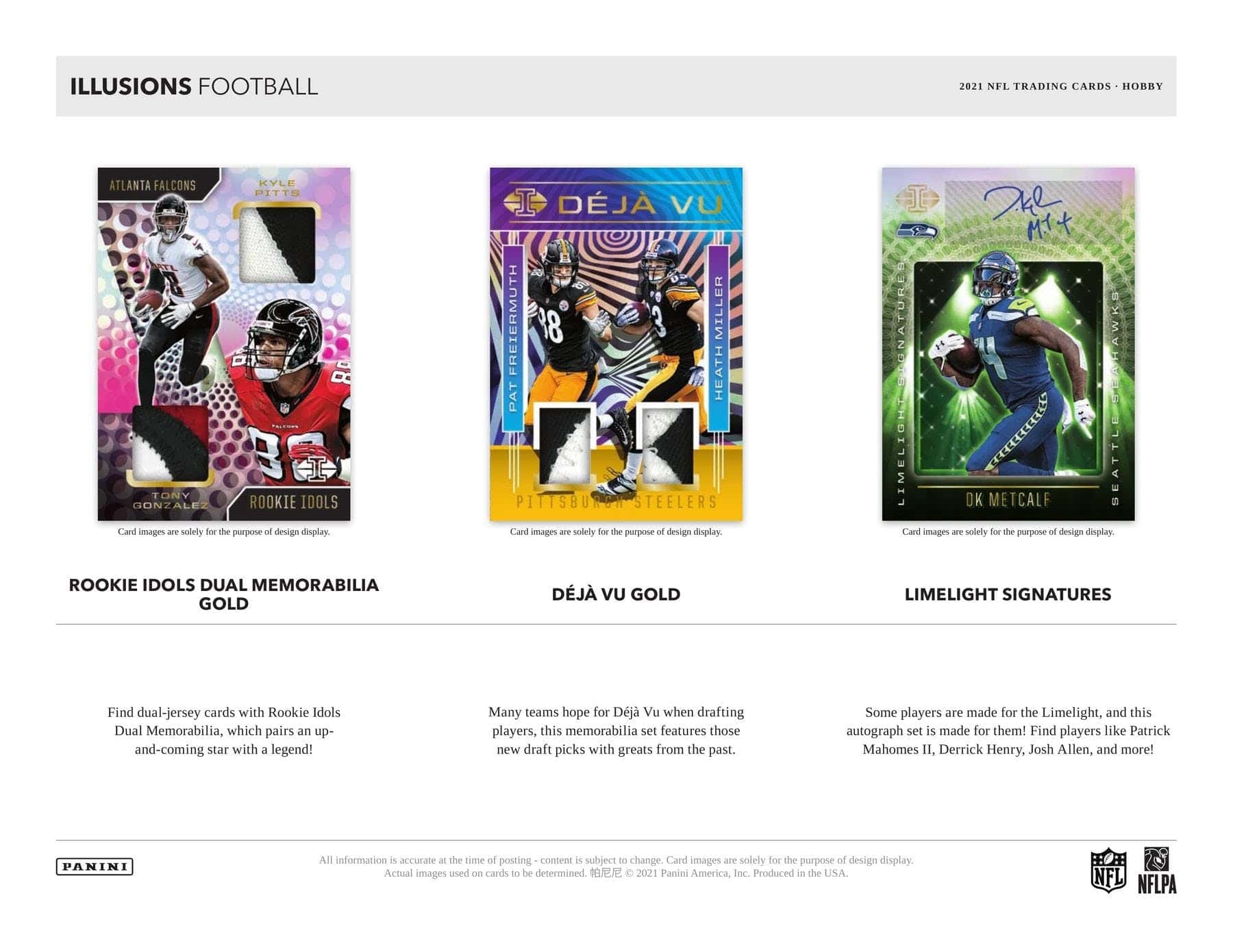 Panini Illusions Football NFL Hobby Box 2021