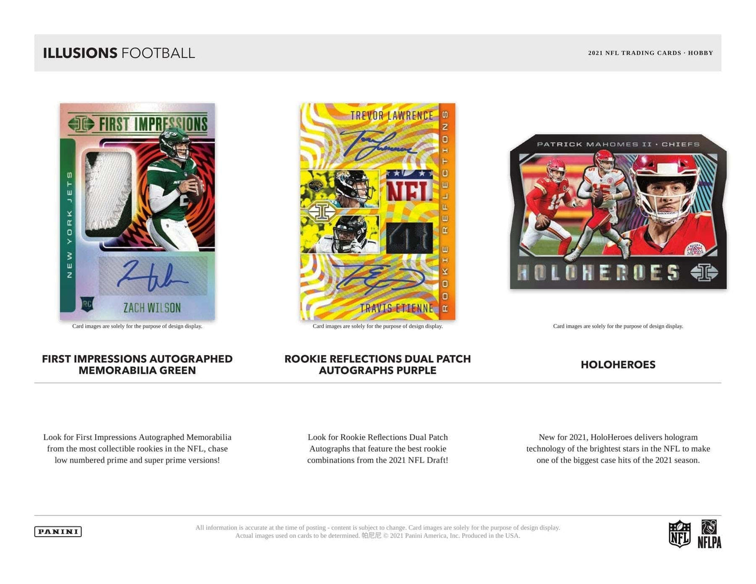 Panini Illusions Football NFL Hobby Box 2021