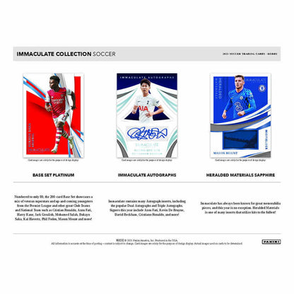 Panini Immaculate Soccer Hobby Box 2021