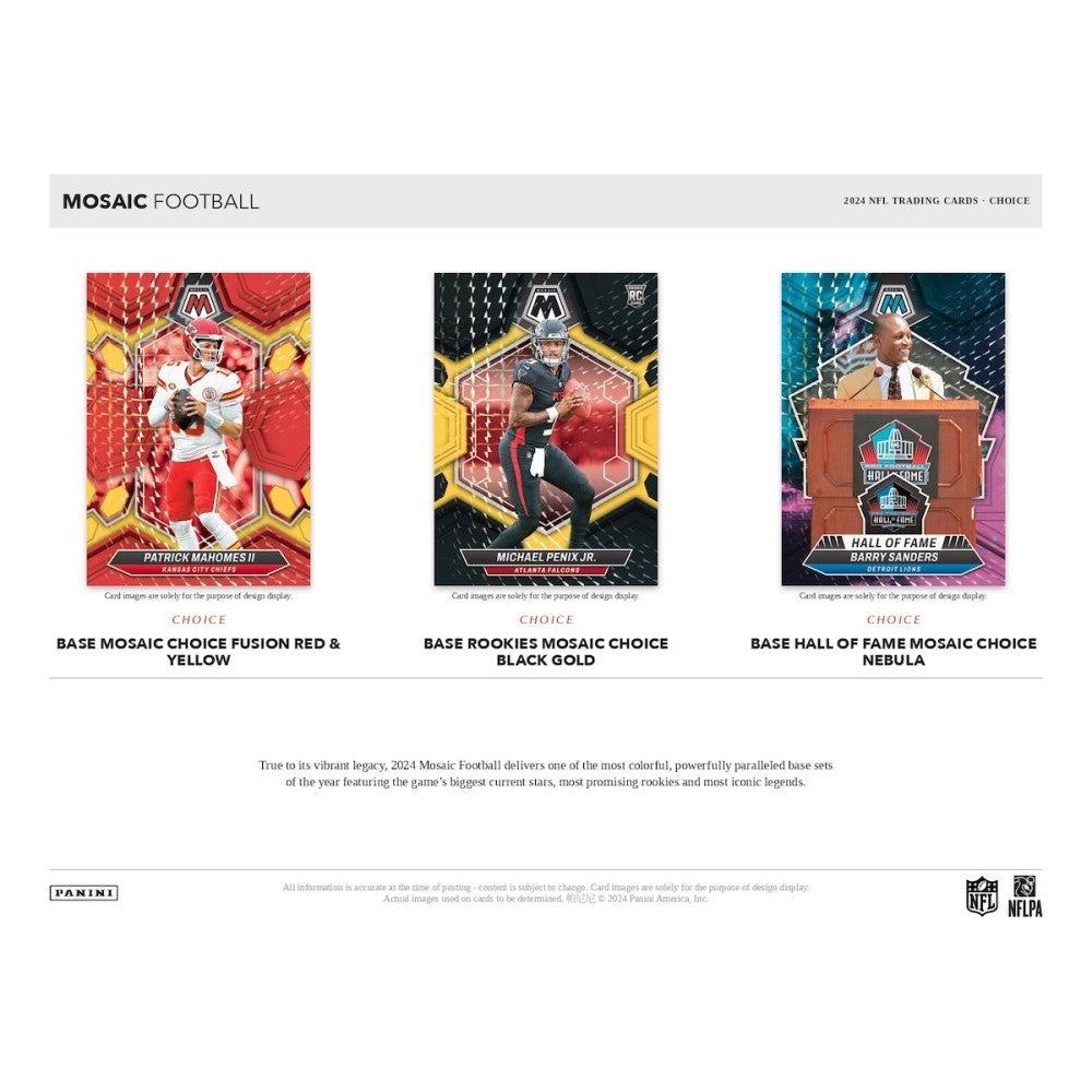 Panini Mosaic Choice Football Box 2024