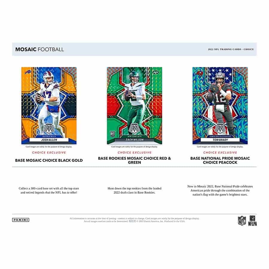 Panini Mosaic Choice Football Box 2022
