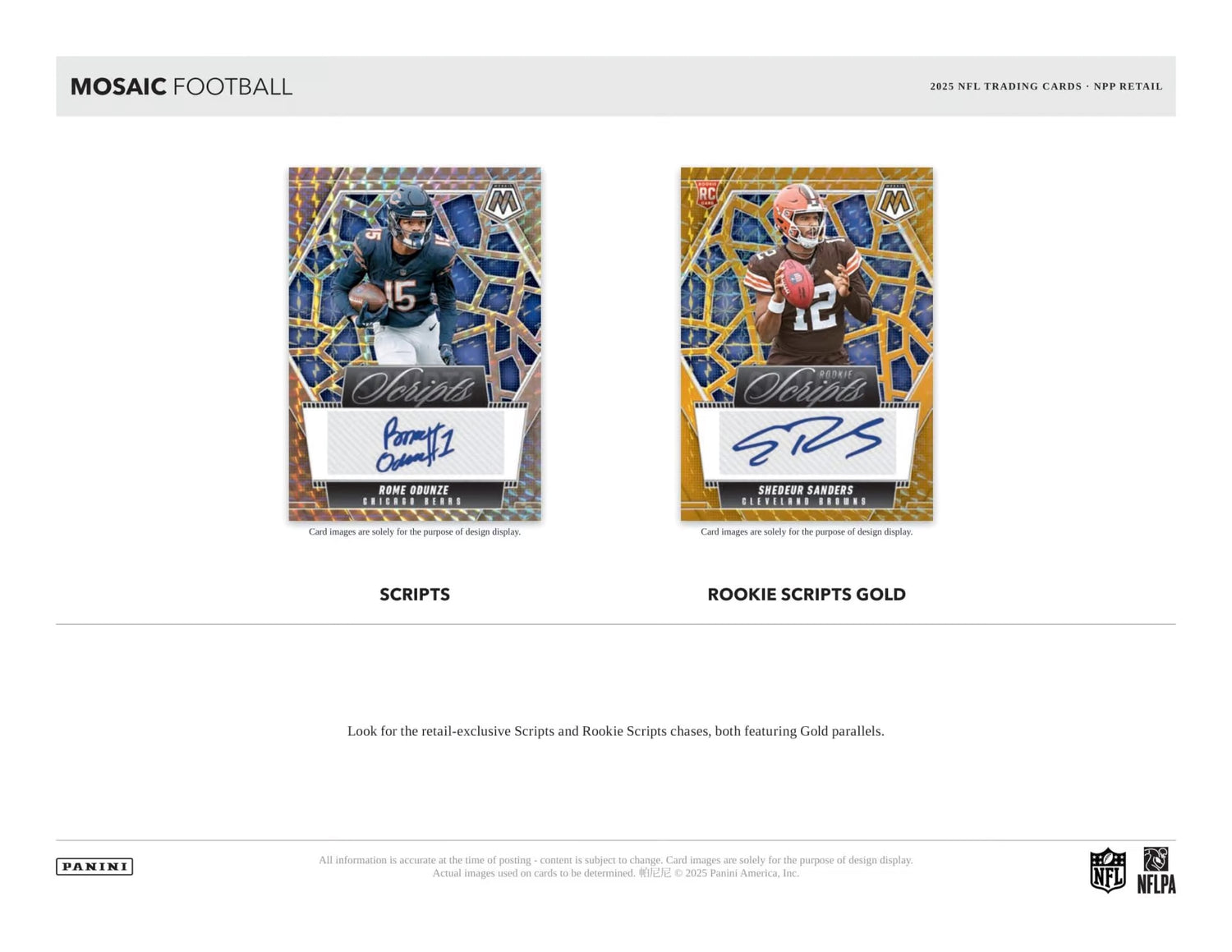 Panini Mosaic Football Blaster Box 2025