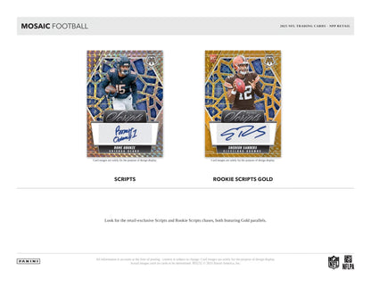 Panini Mosaic Football Blaster Box 2025