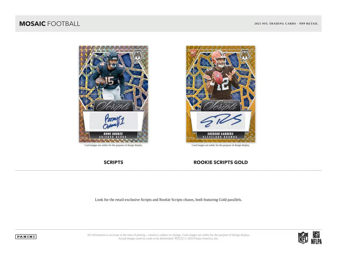 Panini Mosaic Football Fat Pack Box 2025