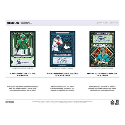 Panini Obsidian Football NFL Hobby Box 2022