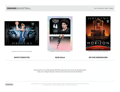 Panini Origins Basketball Hobby Box 2025/2026